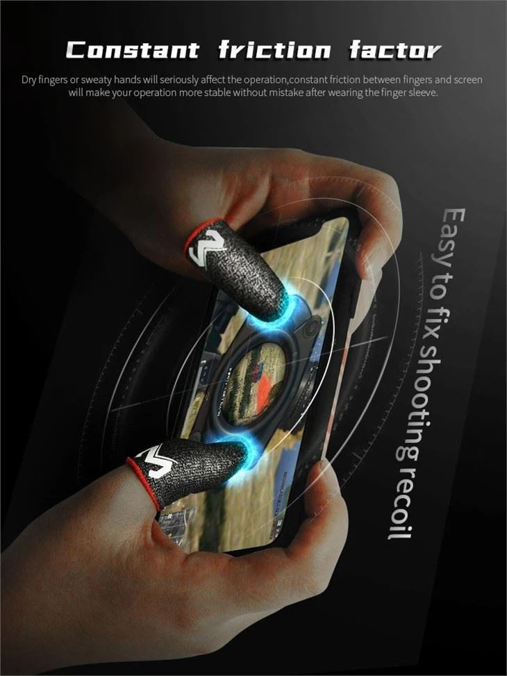 Memo FS01 Pro Gaming Finger Sleeves: Anti-Sweat, Ultra-Thin, High Sensitivity for Mobile FPS