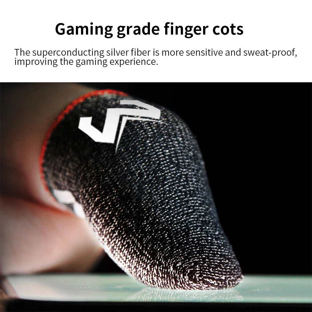 MEMO Pro Gaming Finger Sleeves: Sweatproof Anti-Slip Touch Screen for Mobile Games