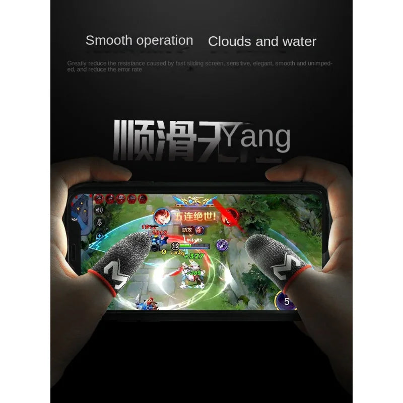 MEMO Pro Gaming Finger Sleeves: Sweatproof Anti-Slip Touch Screen for Mobile Games