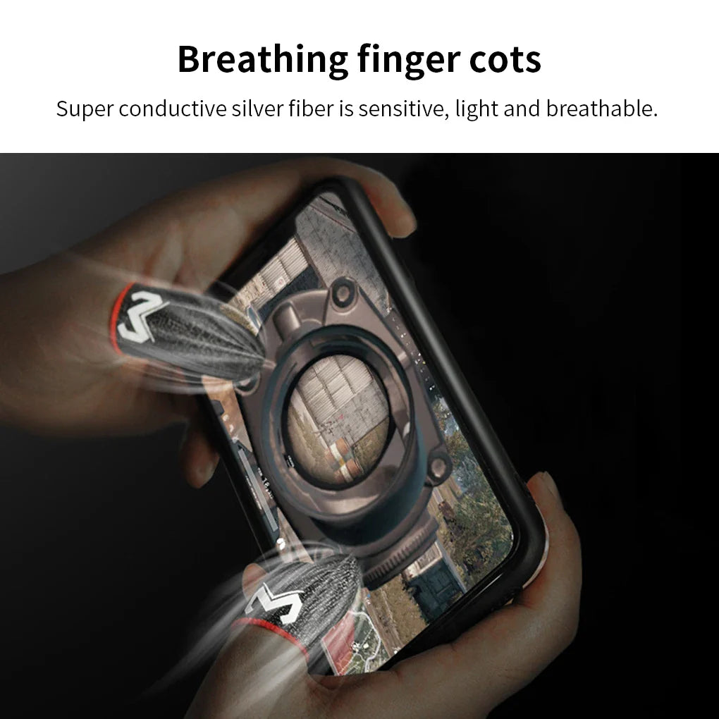 MEMO Pro Gaming Finger Sleeves: Sweatproof Anti-Slip Touch Screen for Mobile Games