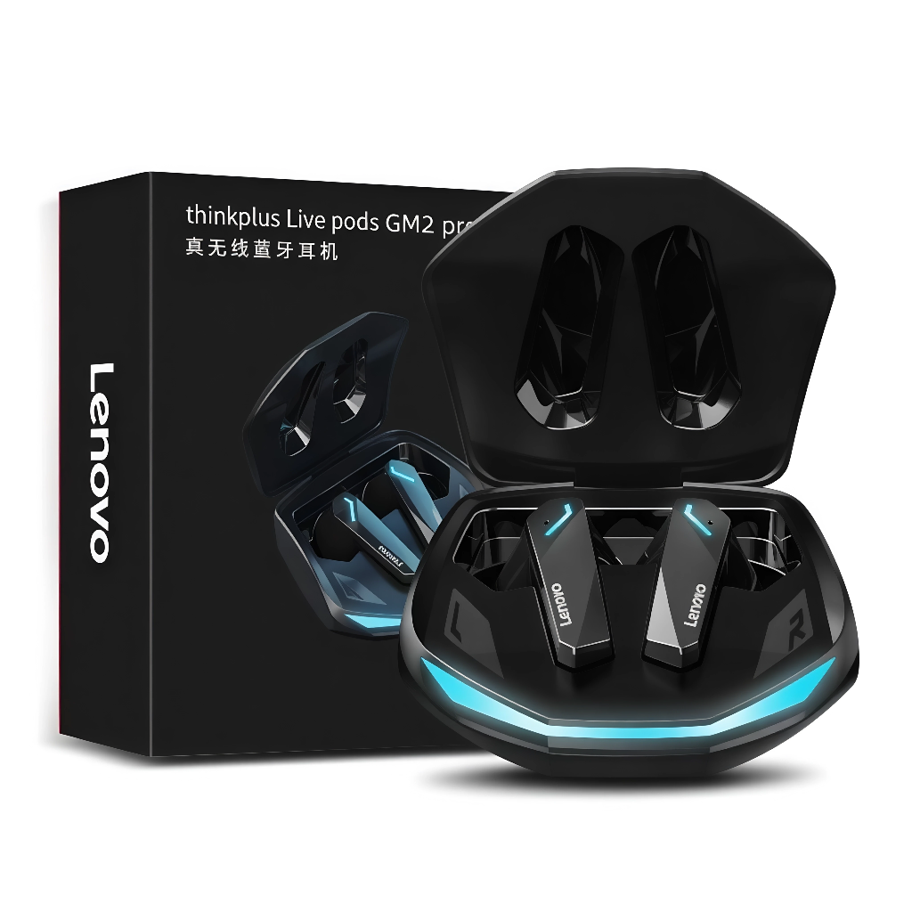 Lenovo GM2 Pro True Wireless Gaming Earbuds - Low Latency Bluetooth 5.3 Headset